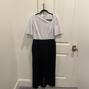 Donna Morgan Black and White Jumpsuit